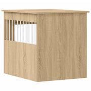 Hundbur sonoma-ek 64,5x80x71 cm konstruerat trä