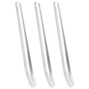Svettskrapa 3 st silver aluminium