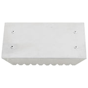 Ryktskrapa 3 st silver aluminium