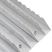 Ryktskrapa 3 st silver aluminium