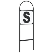 Dressyrbokstäver 4 st Stål
