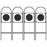 Dressyrbokstäver 4 st Stål