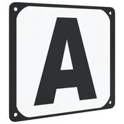 Dressyrbokstäver 12 st stål