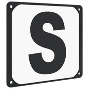 Dressyrbokstäver 12 st stål