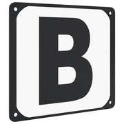 Dressyrbokstäver 12 st stål