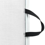 Infällbar husdjursgrind vit 82,5x125 cm