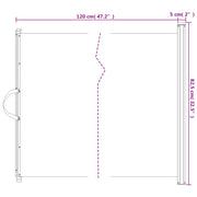 Infällbar husdjursgrind vit 82,5x125 cm