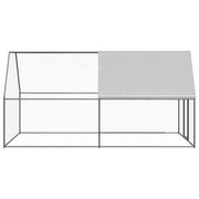 Hönsbur 2x4x2 m galvaniserat stål