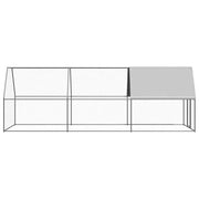 Hönsbur 2x6x2 m galvaniserat stål