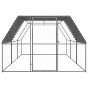 Hönsbur 3x6x2 m galvaniserat stål