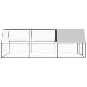 Hönsbur 3x6x2 m galvaniserat stål