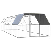Hönsbur 3x10x2 m galvaniserat stål
