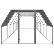 Hönsbur 3x12x2 m galvaniserat stål