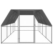Hönsbur 3x8x2 m galvaniserat stål