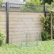 Kaninbur silver 105x100x120 cm galvaniserat stål