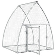 Kaninbur silver 105x100x120 cm galvaniserat stål