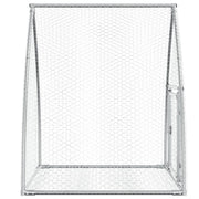 Kaninbur silver 105x100x120 cm galvaniserat stål