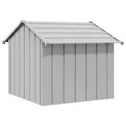 Hundkoja med tak 85x107x81 cm galvaniserat stål