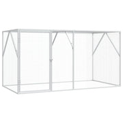 Fågelbur Silver 208 x 102 x 108 cm