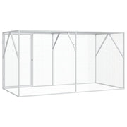 Fågelbur Silver 208 x 102 x 108 cm