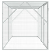 Fågelbur Silver 208 x 102 x 108 cm