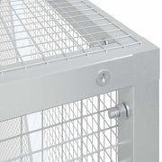Fågelbur Silver 210 x 304 x 213 cm