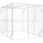 Fågelbur Silver 210 x 304 x 213 cm