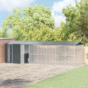 Fågelbur Antracit 860 x 310 x 247 cm