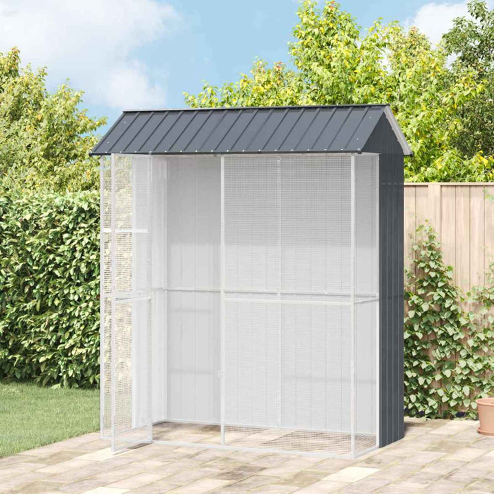 Fågelbur Antracit 215 x 110 x 247 cm