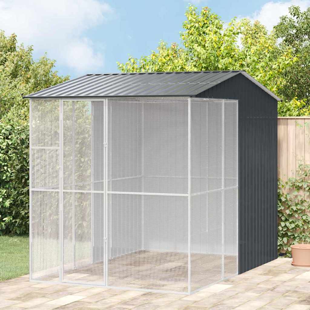 Fågelbur Antracit 215 x 310 x 247 cm