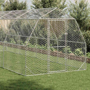 Hönsgård 2,5x8x2,25 m galvaniserat stål