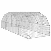 Hönsgård 2,5x8x2,25 m galvaniserat stål