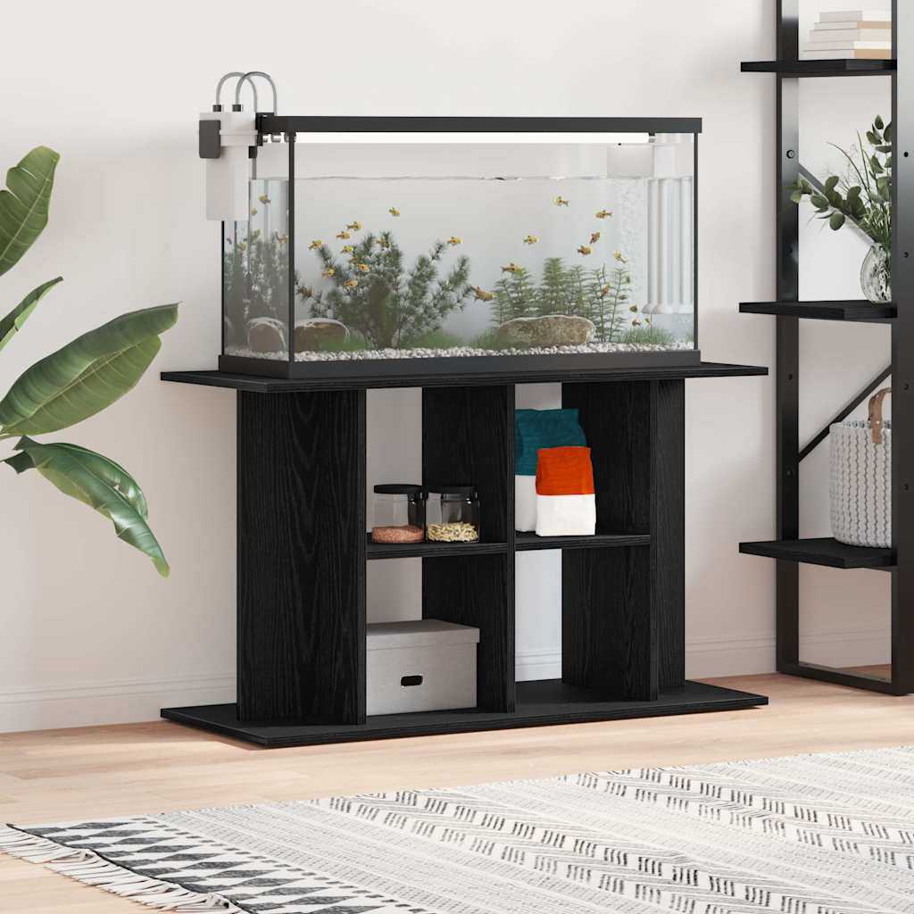 Akvariestativ svart ek 100x40x60 cm konstruerat trä