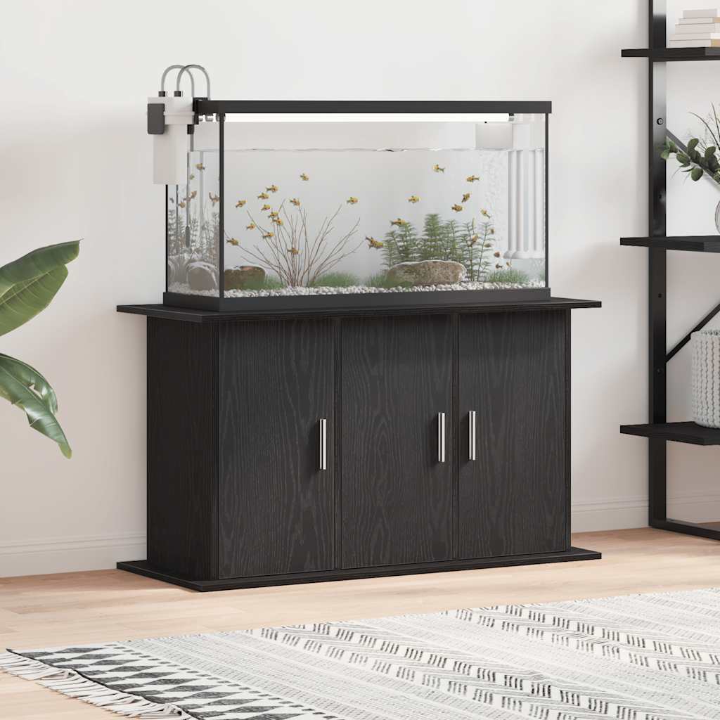 Akvariestativ svart ek 101x41x58 cm konstruerat trä