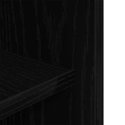 Akvariebänk svart ek 60,5x36x72,5 cm konstruerat trä
