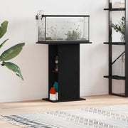 Akvariebänk svart ek 60,5x36x72,5 cm konstruerat trä