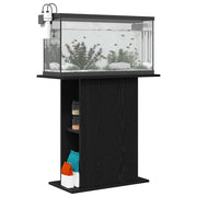 Akvariestativ svart ek 75x36x72,5 cm konstruerat trä