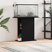 Akvariestativ svart ek 75x36x72,5 cm konstruerat trä