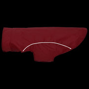 Regnrock för hundar med reflexer polyester röd XL