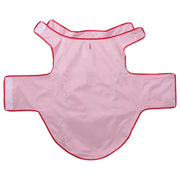 Regnrock för hundar med reflexer polyester röd 3XL