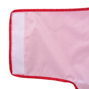 Regnrock för hundar med reflexer polyester röd 3XL