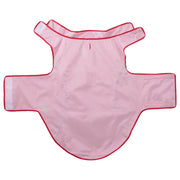 Regnrock för hundar med reflekterande remsor polyester röd 4XL