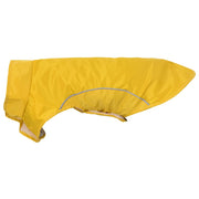 Regnrock för hundar med reflekterande remsor polyester gul xs