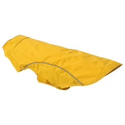 Regnrock för hundar med reflekterande remsor polyester gul XL
