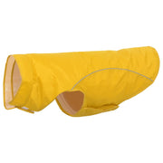 Regnrock för hundar med reflekterande remsor polyester gul 3XL