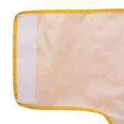 Regnrock för hundar med reflekterande remsor polyester gul 3XL