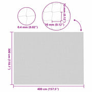 Katnät transparent 4x3 m nylon