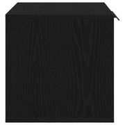 Kattlåda svart ek 60x40x40 cm konstruerat trä