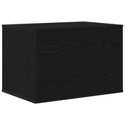 Kattlåda svart ek 60x40x40 cm konstruerat trä