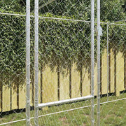 Hundbur Silver 600 x 200 x 200 cm Galvaniserat Stål